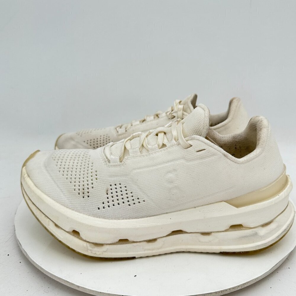 On Cloudrise Cyclon Swiss Engineering Women Size 8.5 White Running Shoes